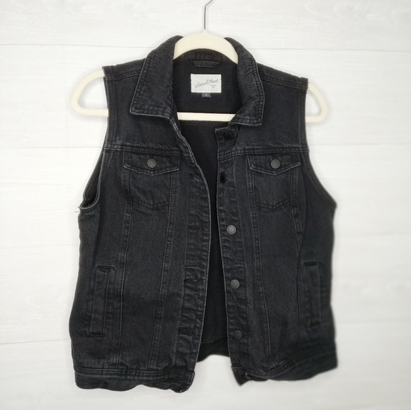 universal thread black denim jacket